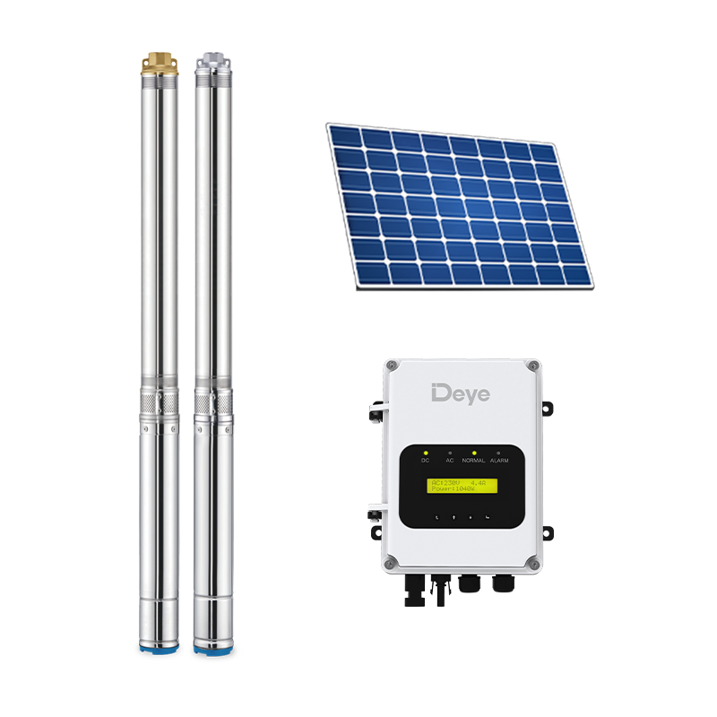 3-Zoll-Solar-AC/DC-Pumpenregler (400–1500 W), Kunststoff-Laufrad-Tauchpumpen