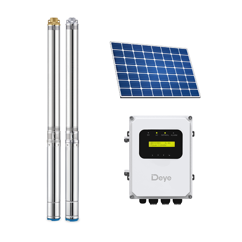 4-Zoll-Solar-AC/DC-Pumpenregler (600–3000 W), Kunststoff-Laufrad-Tauchpumpen