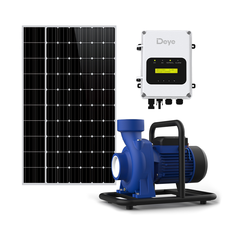 Selbstansaugende Oberflächen-Solarpumpe mit automatischem Solar-Schalt-AC/DC-Pumpenregler (2000–3600 W). Zentrifugale Oberflächen-Solarpumpe