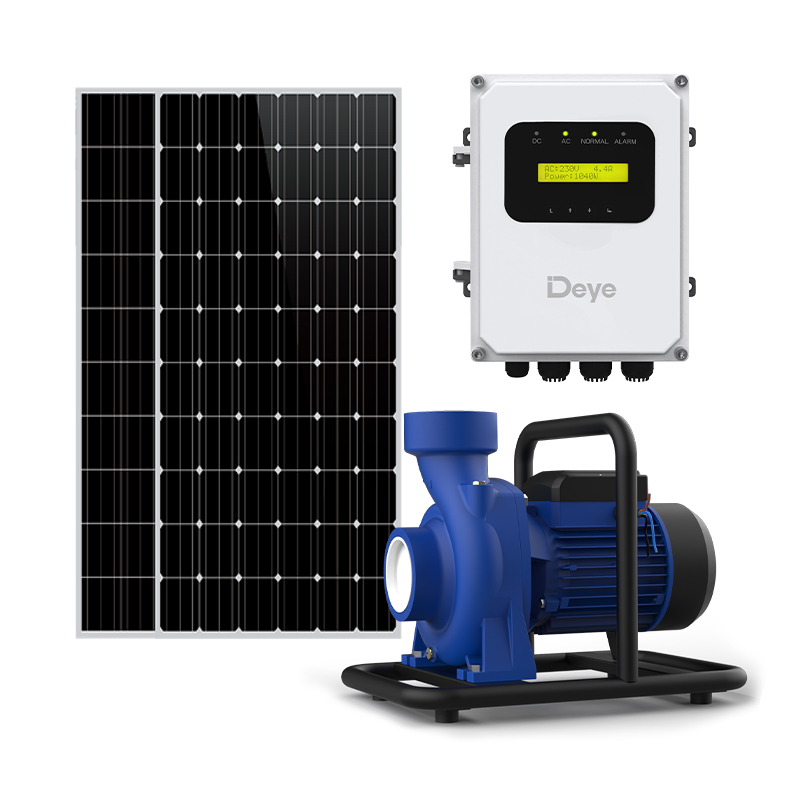 Selbstansaugende Oberflächen-Solarpumpe mit automatischem Solar-Schalt-AC/DC-Pumpenregler (2000–3600 W). Zentrifugale Oberflächen-Solarpumpe