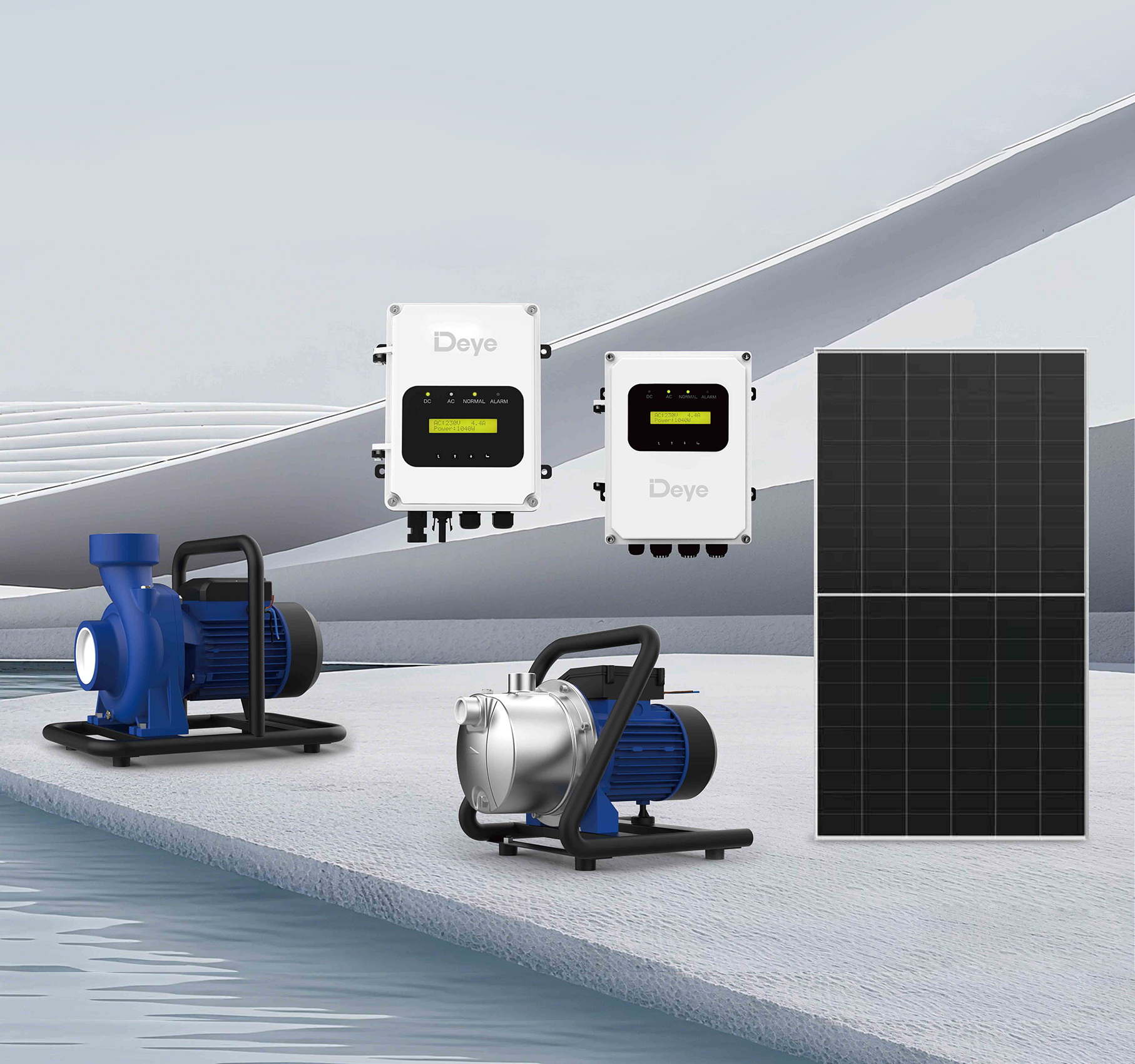Solar-Oberflächenpumpe